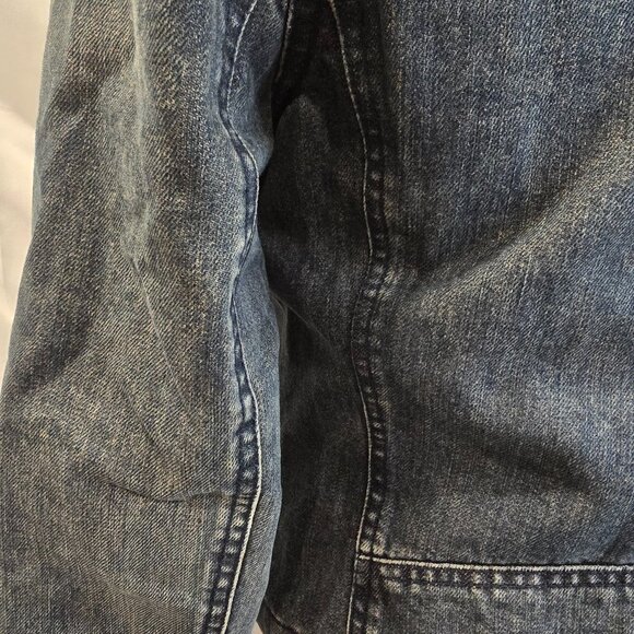 Habitual NY Denim Jacket Size 4 Pockets Lined 100% Cotton Blue - Picture 11 of 13